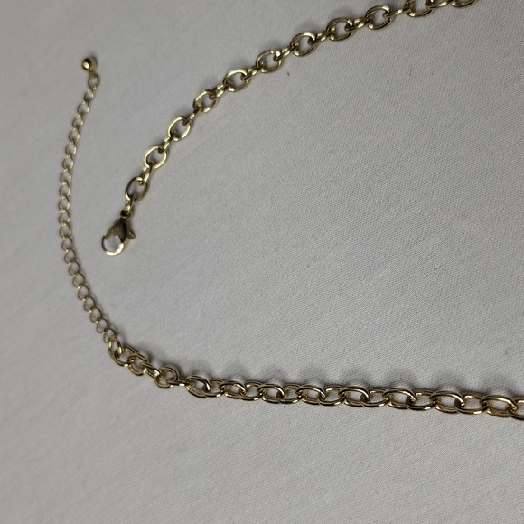 Goldtone Statement Necklace - Picture 6 of 6